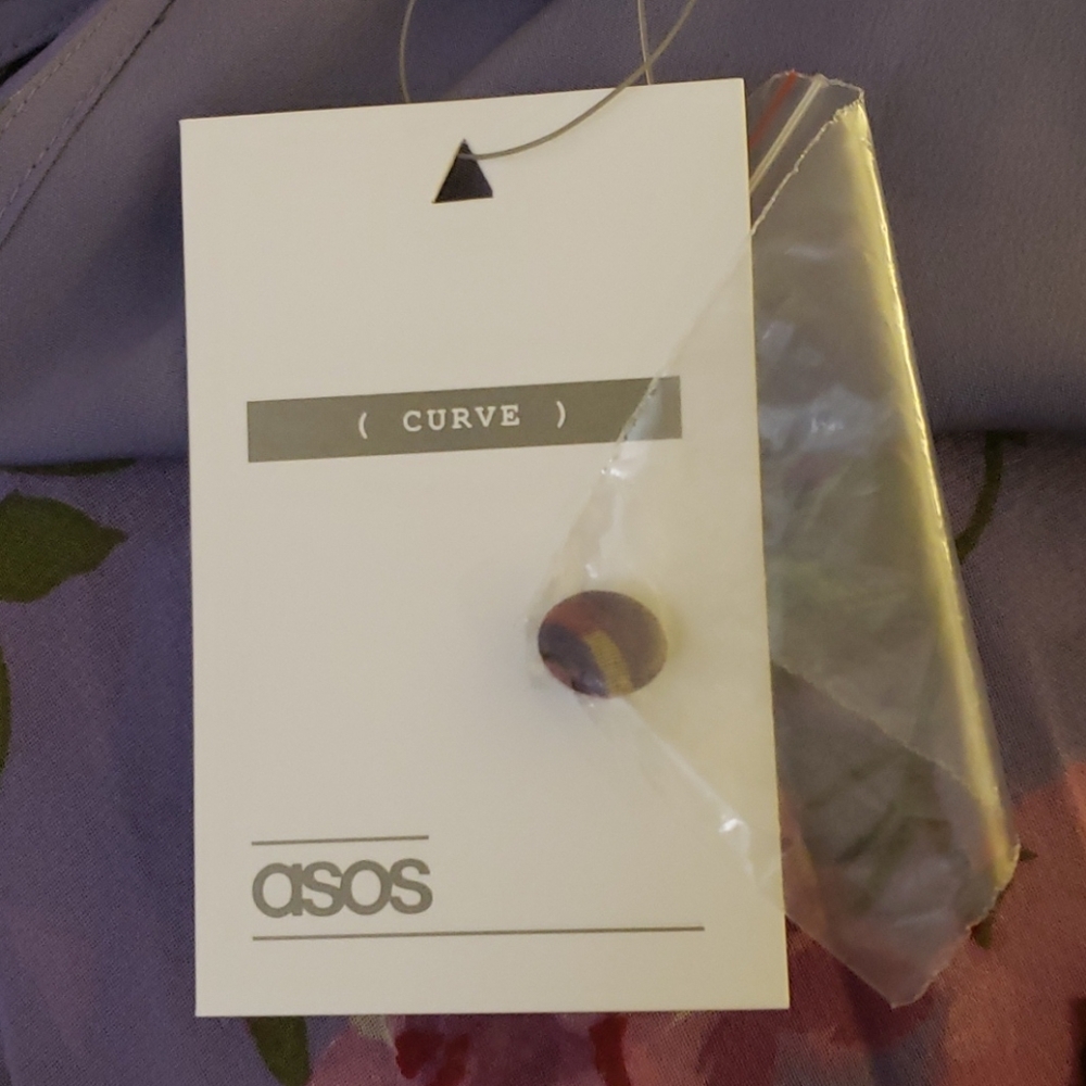 🆕️ Asos Design Curve Soft Pleated Tiered Midi… - Picture 7 of 8